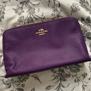 Coach cosmetic pouch